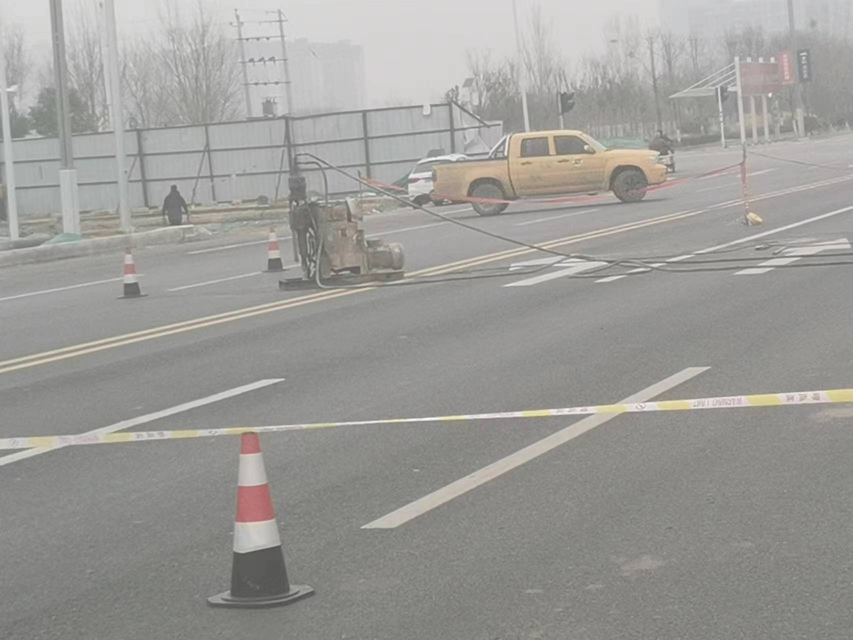西林公路路基沉陷注浆